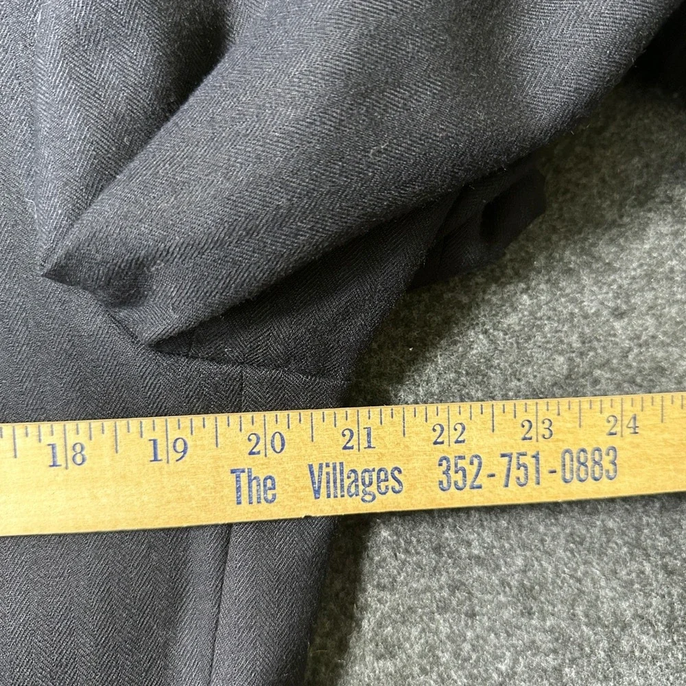 Polo University Club Ralph Lauren Mens Navy Blue Virgin Wool Herringbone Blazer